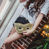 Sequined Shoulder Bag Funny Clutch Mini Crossbody Women Party Purse Bag