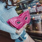 Sequined Shoulder Bag Funny Clutch Mini Crossbody Women Party Purse Bag