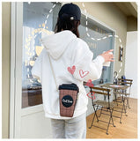 Novelty Phone Bags Crossbody Coffee Satchel for Women