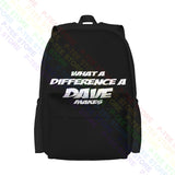 Funny Dave Makes Slogan Joke Large Backpack
