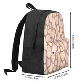 Nude Abstract Seamless Pattern Backpacks Men's Women's Back Pack Eco Friendly