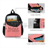 Nugs Not Drugs Outdoor Hiking Backpack