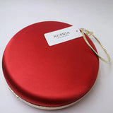Nuphia Round Box Clutch Ball Shape Evening Bags Red/Green