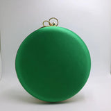 Nuphia Round Box Clutch Ball Shape Evening Bags Red/Green