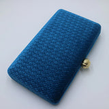 Nuphia Women Velvet Clutch Evening Bag Wedding Party Rhinestone Handbag