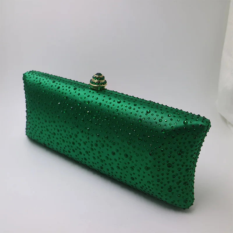 Nuphia Women Crystal Clutches Evening Bags Wedding Bag Bridal