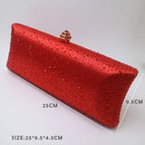 Nuphia Women Crystal Clutches Evening Bags Wedding Bag Bridal