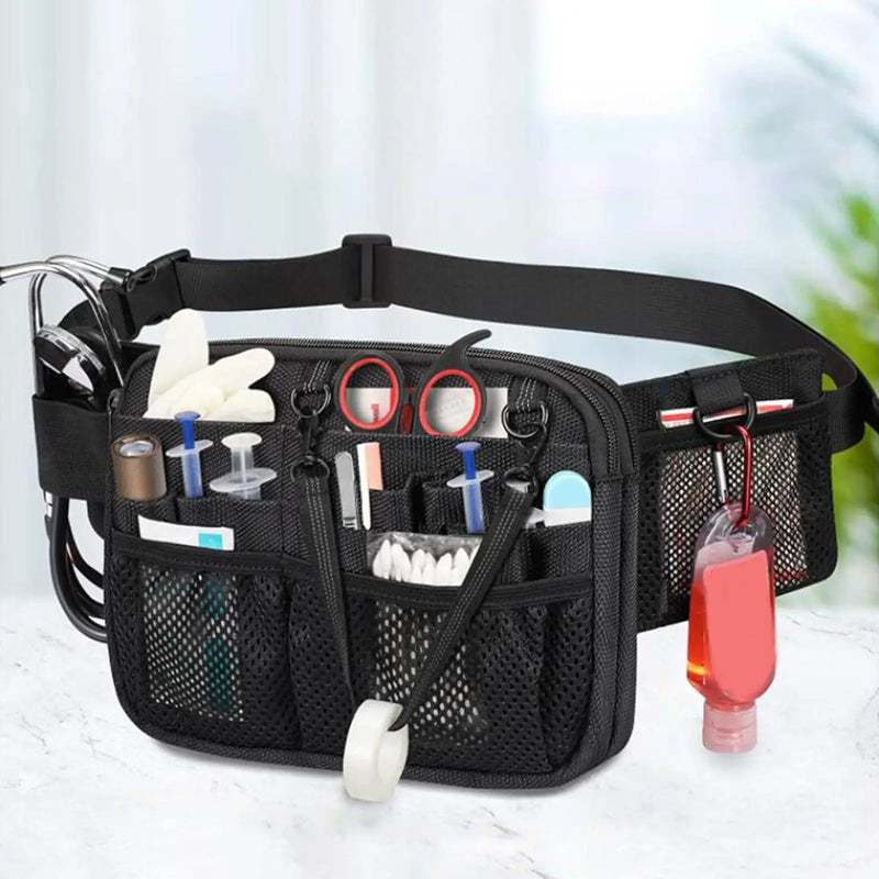 Nurse Fanny Pack Compartment Clinical Tools Nursing Organizer Pouch