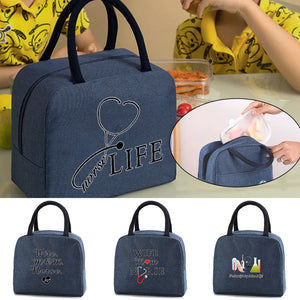 Nurse Cooler Lunch Box Insulated Thermal Picnic Travel Food Storage Handbag
