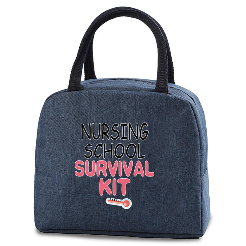 Nurse Cooler Lunch Box Insulated Thermal Picnic Travel Food Storage Handbag