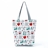 Nurse Heart Teeth Eco Shopper Shoulder Bag