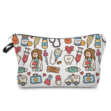 Nurse Medical Equipment Printed Women's Cosmetic Bags Accessories Storage Box