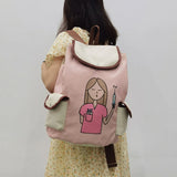 Nurse Printing Backpack Women's School Bag Men's Computer Shoulders Bags