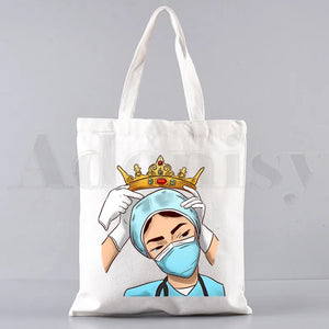 Nurse Queen Girl 90s Ullzang Harajuku Ture Hero Handbags