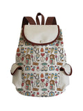Nurse Tooth Heartbeat Pattern Printed Backpack Men's Women Outdoor Packs