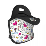 Nursing Pattern Neoprene Lunch Box for Women