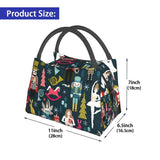 Nutcracker Ballet Dancer Lunch Bag Insulated Portable Cooler Thermal Food Box