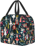 Nutcracker Ballet Xmas Dance Lunch Bag Portable Reusable Insulated Box