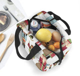 Nutcracker Christmas Tree Star Lunch Cooler Tote Bag with Ice Pack