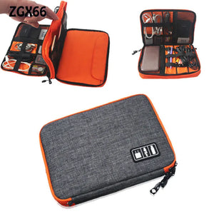 Waterproof Travel Bag Electronics Organizer for iPad, Gadget Carry Bag