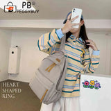 Nylon Backpack School Bookbag Shoulder Bag Student Senior Packs Mochilas