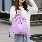 Nylon Backpack with Wet Separation for Sports Training Gym Yoga Swimming