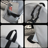 Nylon Backpack For Women School Shoulder Bag Bagpack