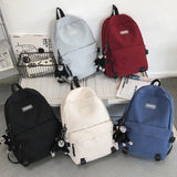 Nylon Backpack For Women School Shoulder Bag Bagpack