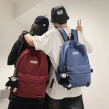 Nylon Backpack For Women School Shoulder Bag Bagpack