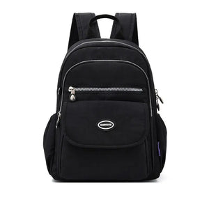 Waterproof Nylon Backpack Women Travel School Shoulder Bags