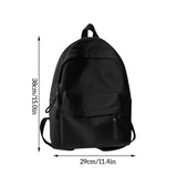 Nylon Backpack Large Capacity Laptop Shoulder Bag Teens Schoolbag