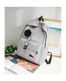 Nylon Backpack Women Backpack Solid Backbag Mochilas Female Shoulder Bag