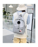 Nylon Backpack Women Backpack Solid Backbag Mochilas Female Shoulder Bag