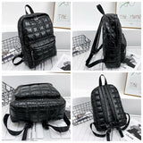 Nylon Backpack Women School Backpack Purse Medium