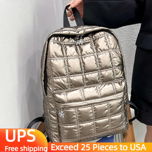 Nylon Backpack Women School Backpack Purse Medium