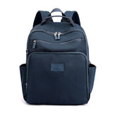 Nylon Backpack Women's Large-Capacity Travel Rucksack Water-Repellent Schoolbag