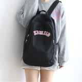 Nylon Backpack Women Harajuku Large Capacity School Bag Waterproof