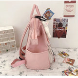 Nylon Backpacks Women School Bag Backpack High School Bags for Girls