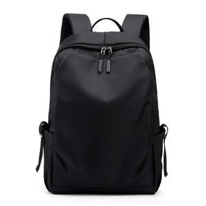 Waterproof Nylon Laptop Backpack for Women 15.6 Inch Grey