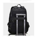 Waterproof Nylon Laptop Backpack for Women 15.6 Inch Grey