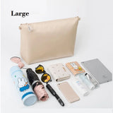 Nylon Zippered Purse Organizer Bag Insert with Multiple Pockets