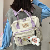 Women's Nylon Crossbody Shoulder Bag Canvas Tote Satchel