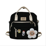 Women's Nylon Crossbody Shoulder Bag Canvas Tote Satchel