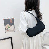 Nylon Shoulder Underarm Bag Small Clutch Purse for Women