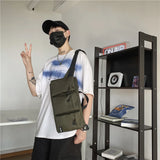 Unisex Chest Pack Crossbody Bags Hip-hop Tactics Belt Bag