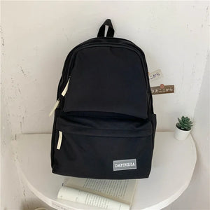 Nylon Multi-function College Backpack Female Student Rucksack