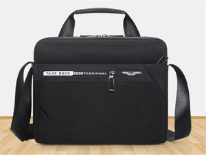 Nylon Briefcase with Secret Compartment 14-Inch Laptop Bag