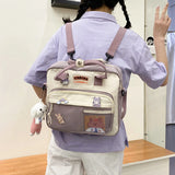 Nylon Casual Women's Tote Shoulder Bag Retro Canvas Crossbody Bags