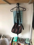 Nylon Check Casual Handbag Messenger Bag for Women