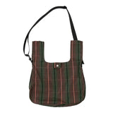 Nylon Check Casual Handbag Messenger Bag for Women